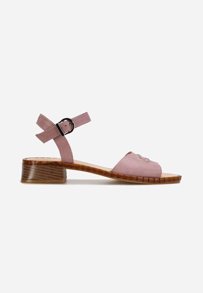 Sandali cuoio Yolanda V2 Rosa
