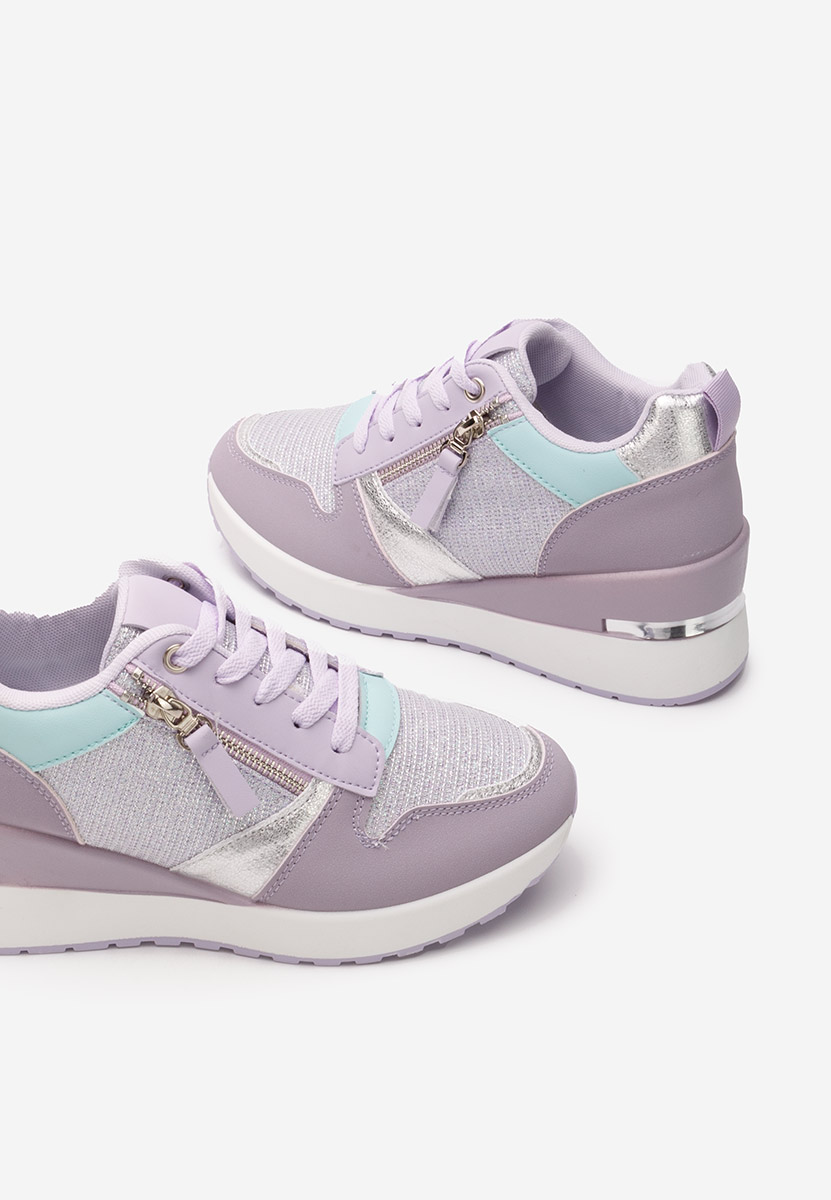 Sneakers con zeppa Zenna lila