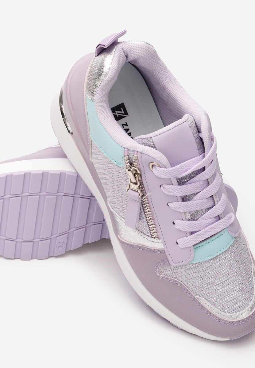 Sneakers con zeppa Zenna lila