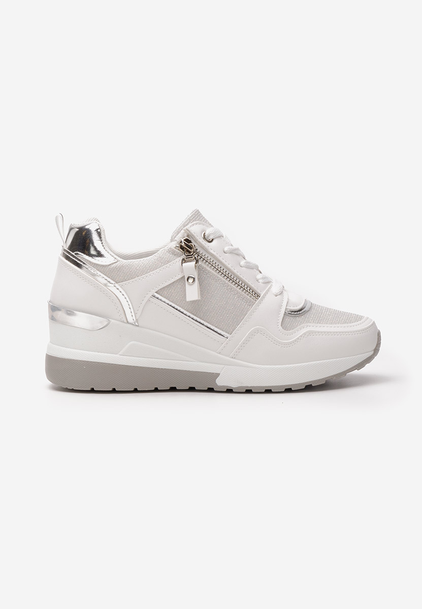 Sneakers con zeppa Rafina V2 bianchi