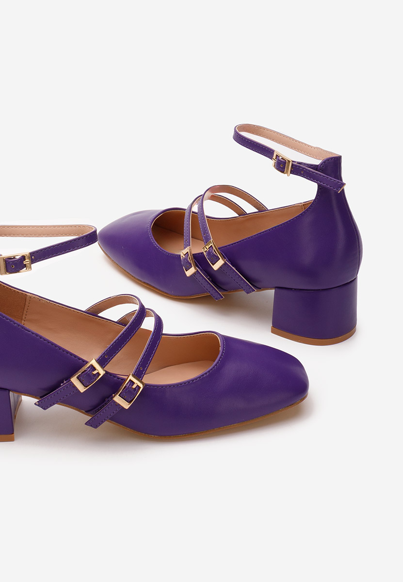 Décolleté tacco largo Karta Viola