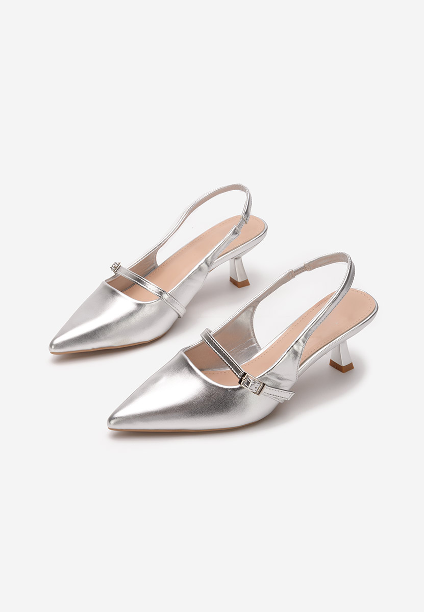 Décolleté Slingback Leonora argento