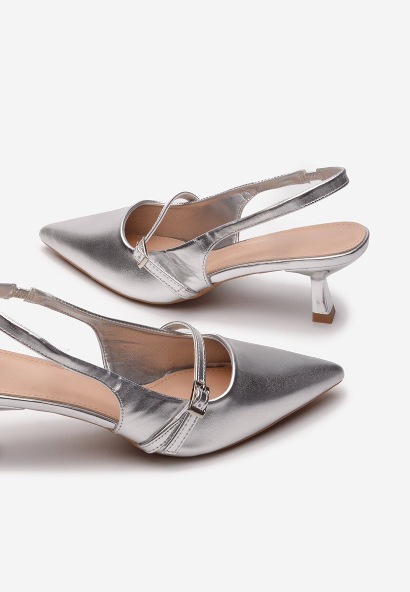 Décolleté Slingback Leonora argento