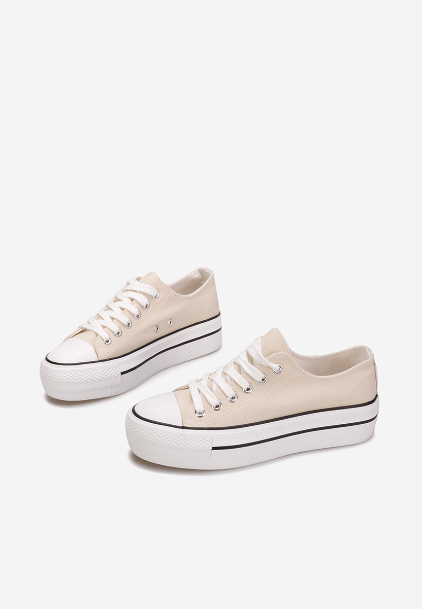 Scarpe da ginnastica donna Machera Beige