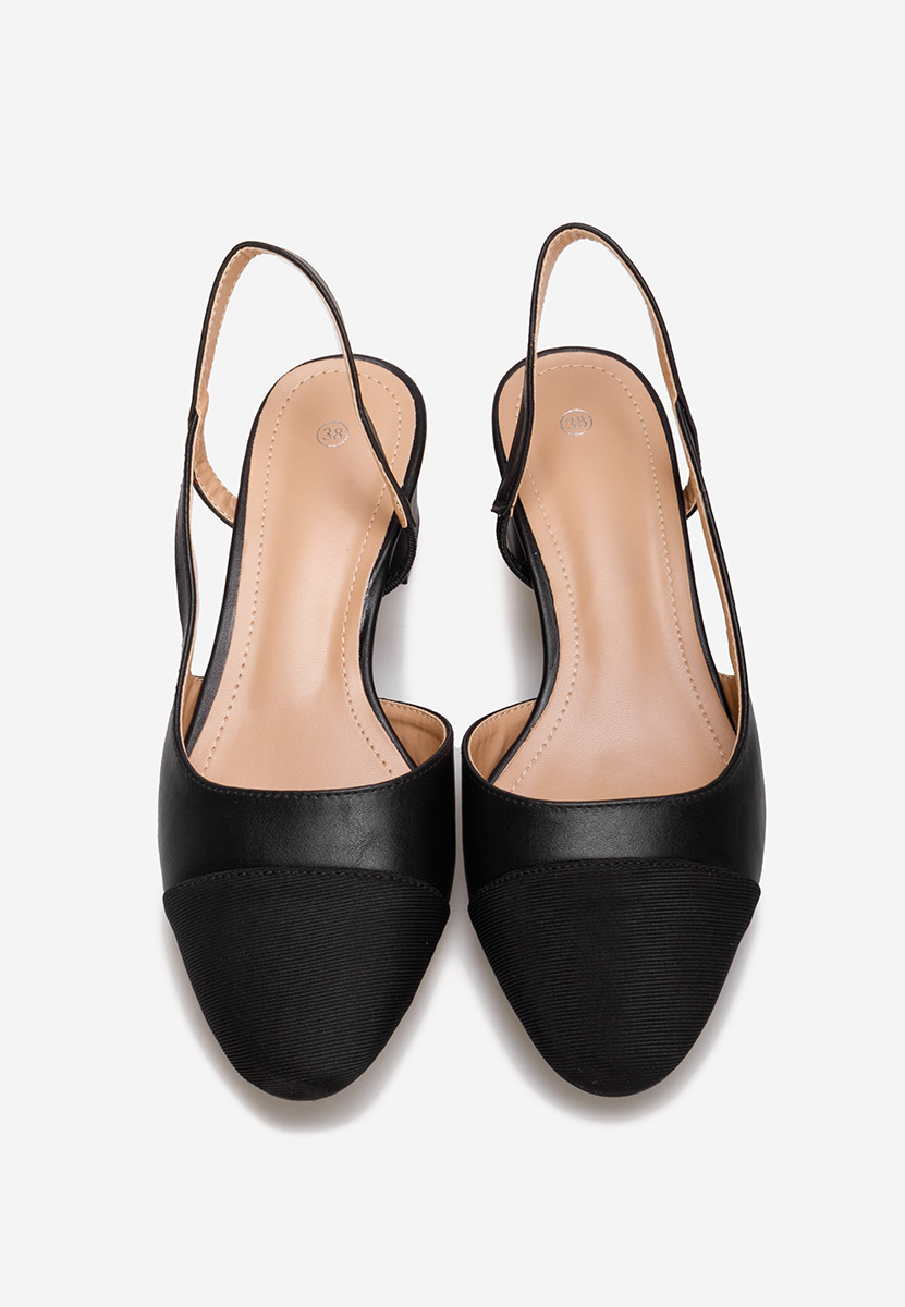 Décolleté Slingback Varese nero