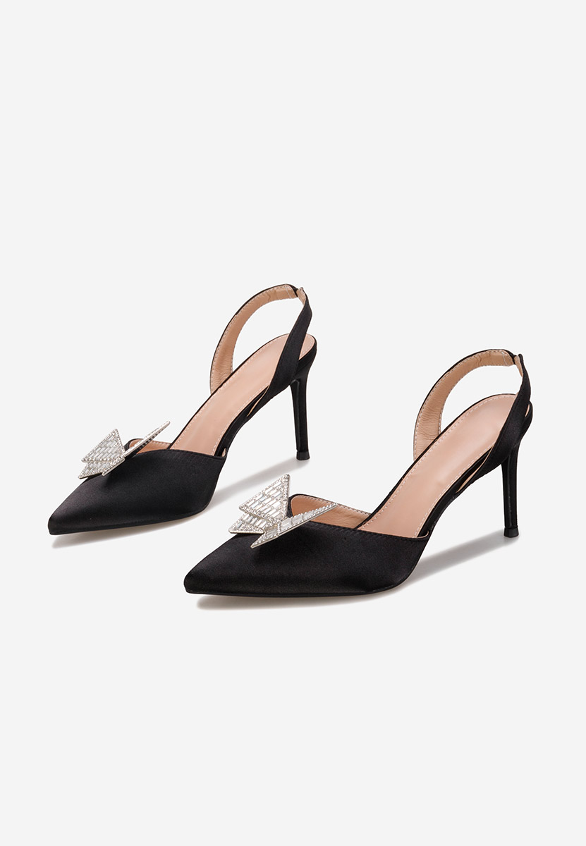 Décolleté tacco a spillo Arruna nero