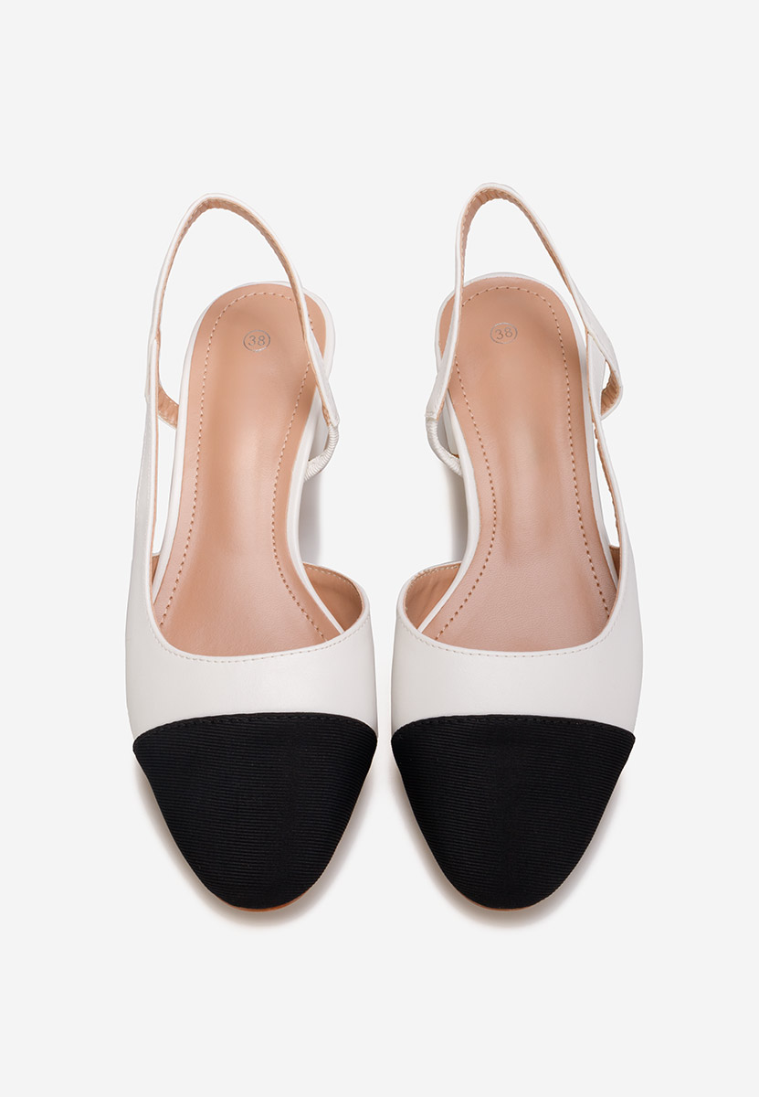 Décolleté Slingback Varese Bianchi