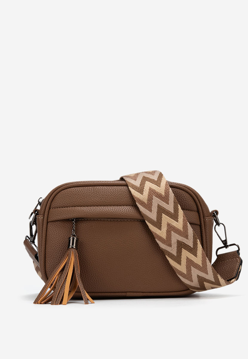 Borsa a spalla Misina cachi