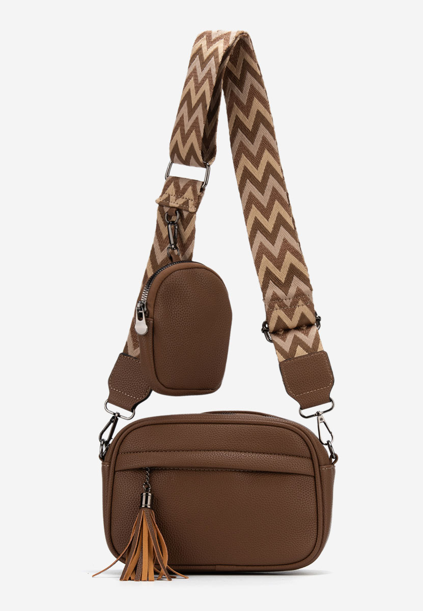 Borsa a spalla Misina cachi
