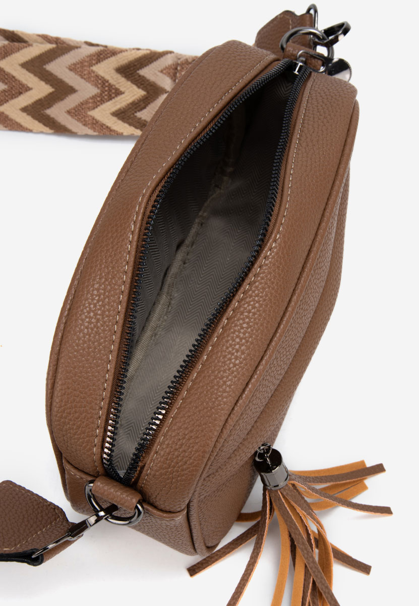 Borsa a spalla Misina cachi