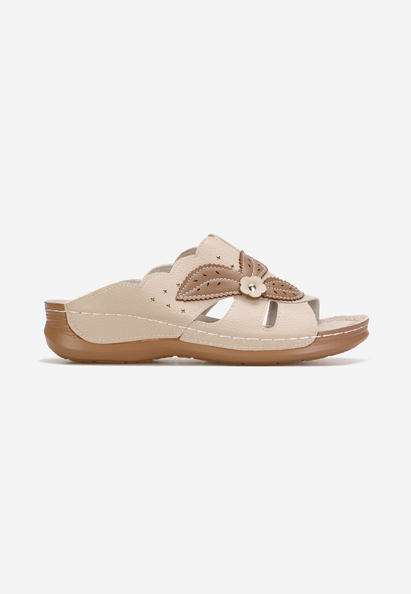 Ciabatte ortopediche donna Yanda beige