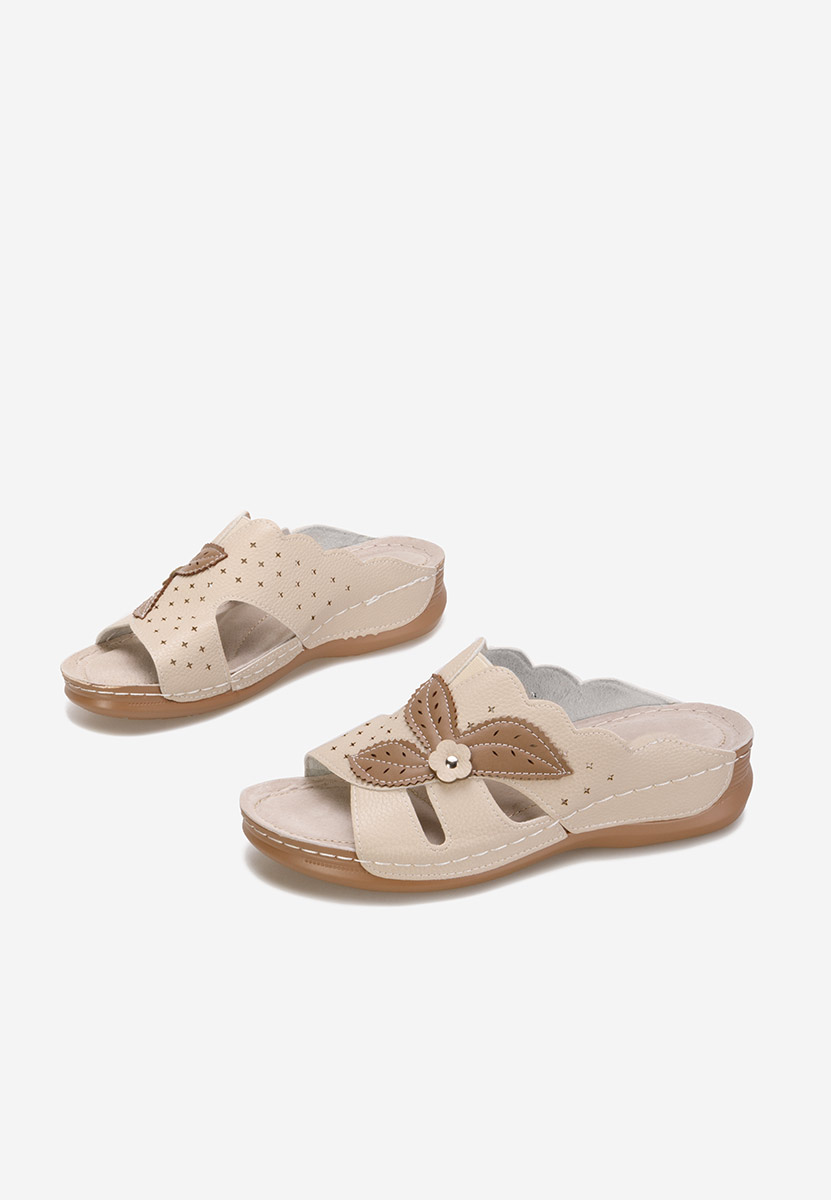 Ciabatte ortopediche donna Yanda beige