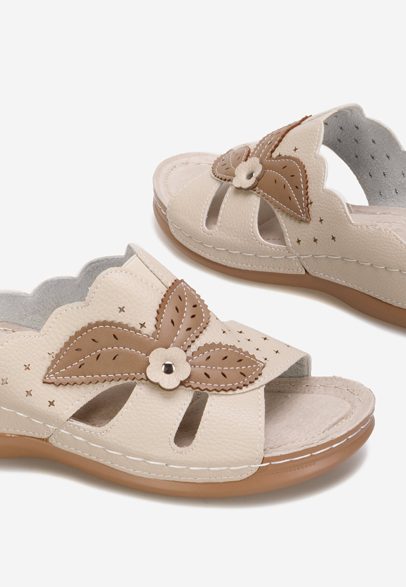 Ciabatte ortopediche donna Yanda beige