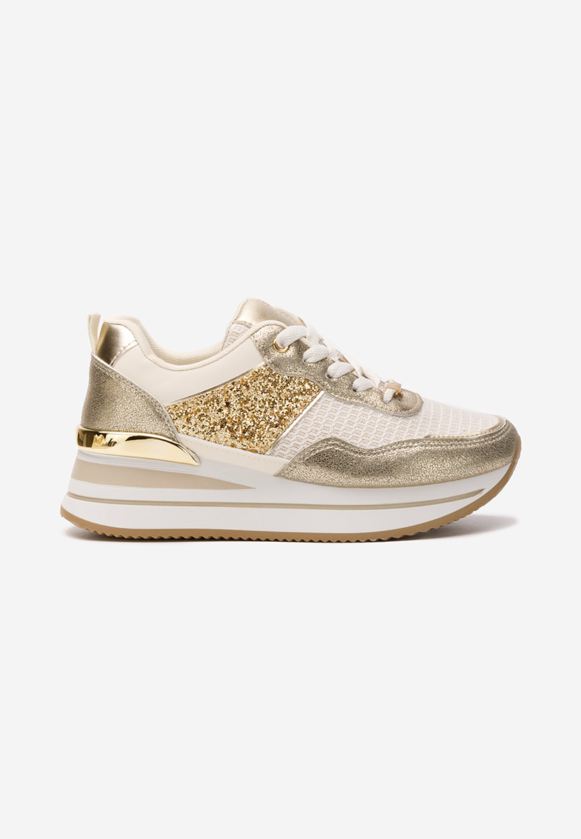 Sneakers con zeppa Hanifa beige