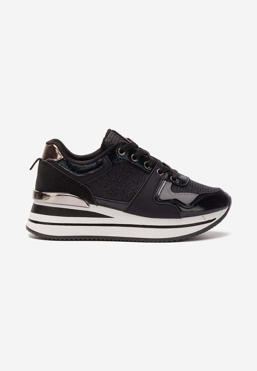 Sneakers con plateau Daisie nero