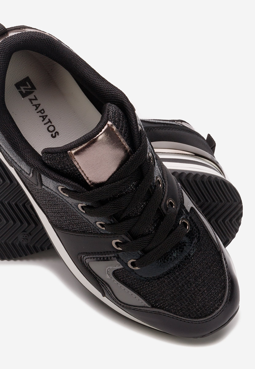 Sneakers con plateau Daisie nero