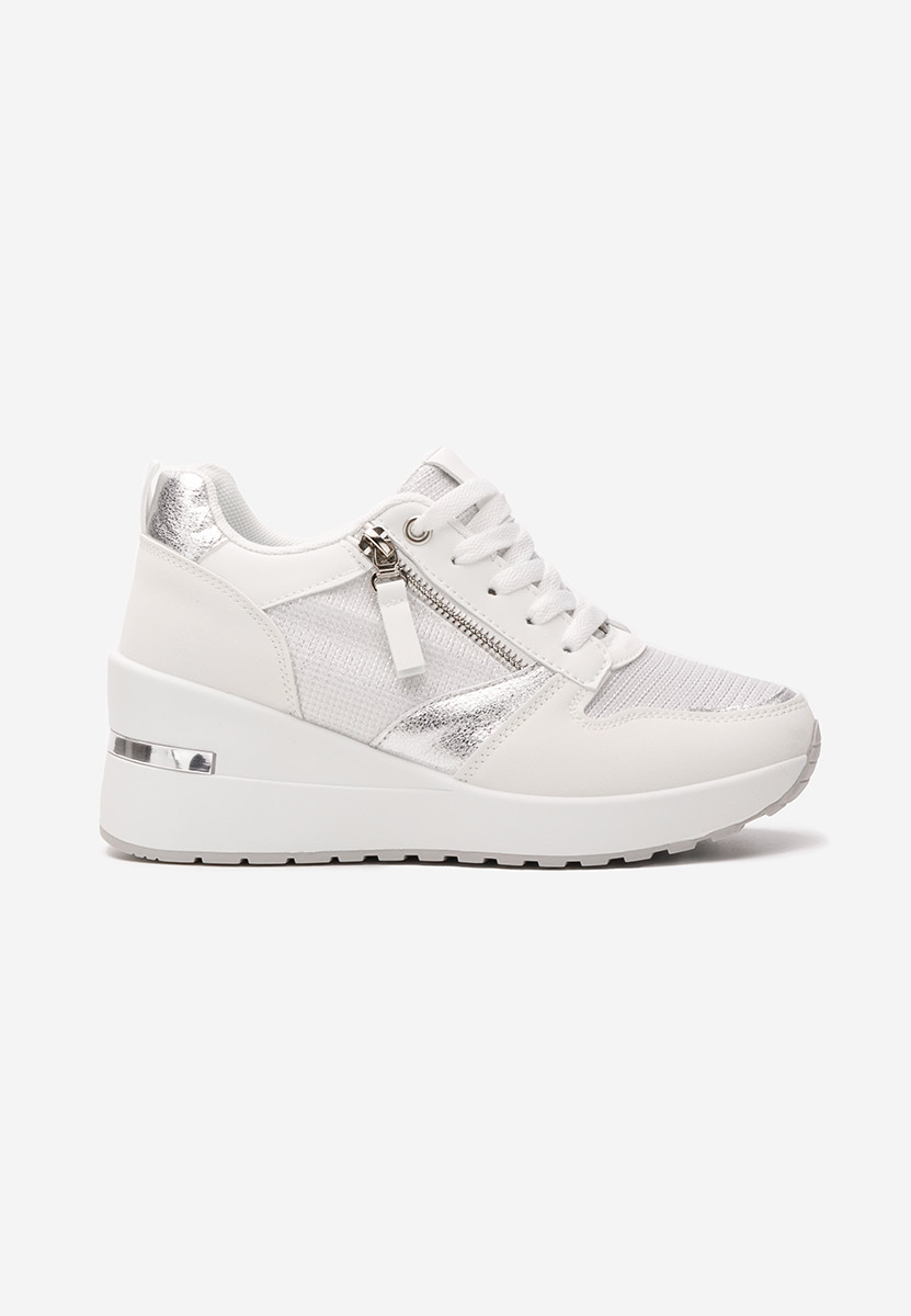 Sneakers con zeppa Zenna bianchi