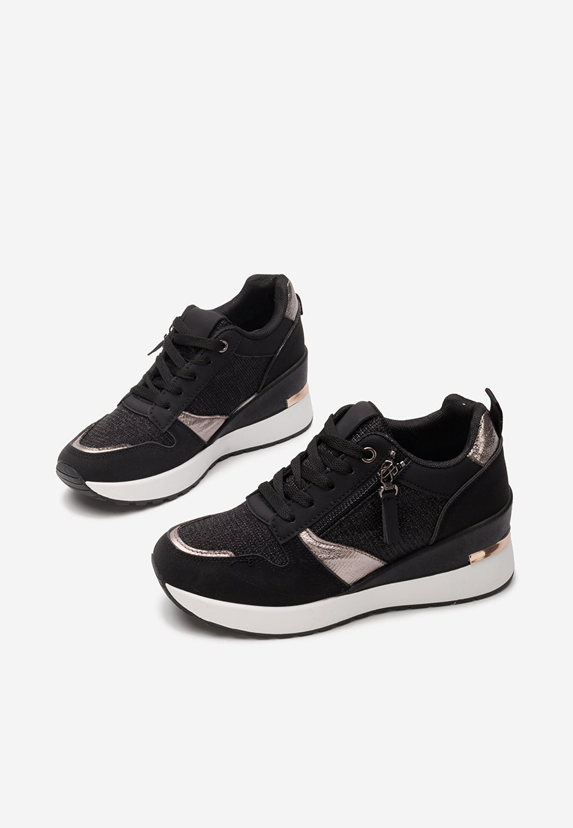 Sneakers con zeppa Zenna nero