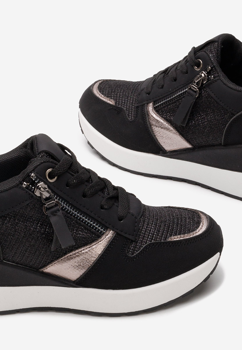 Sneakers con zeppa Zenna nero