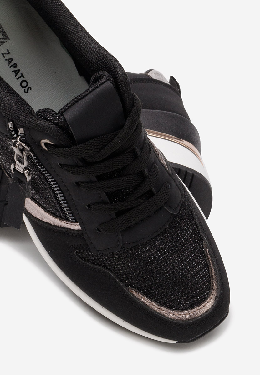 Sneakers con zeppa Zenna nero