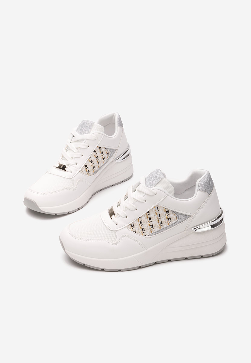 Sneakers con zeppa Brynda bianchi
