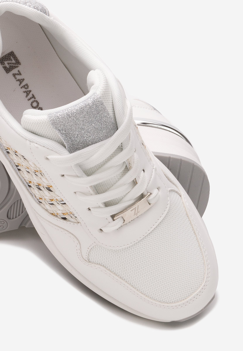 Sneakers con zeppa Brynda bianchi