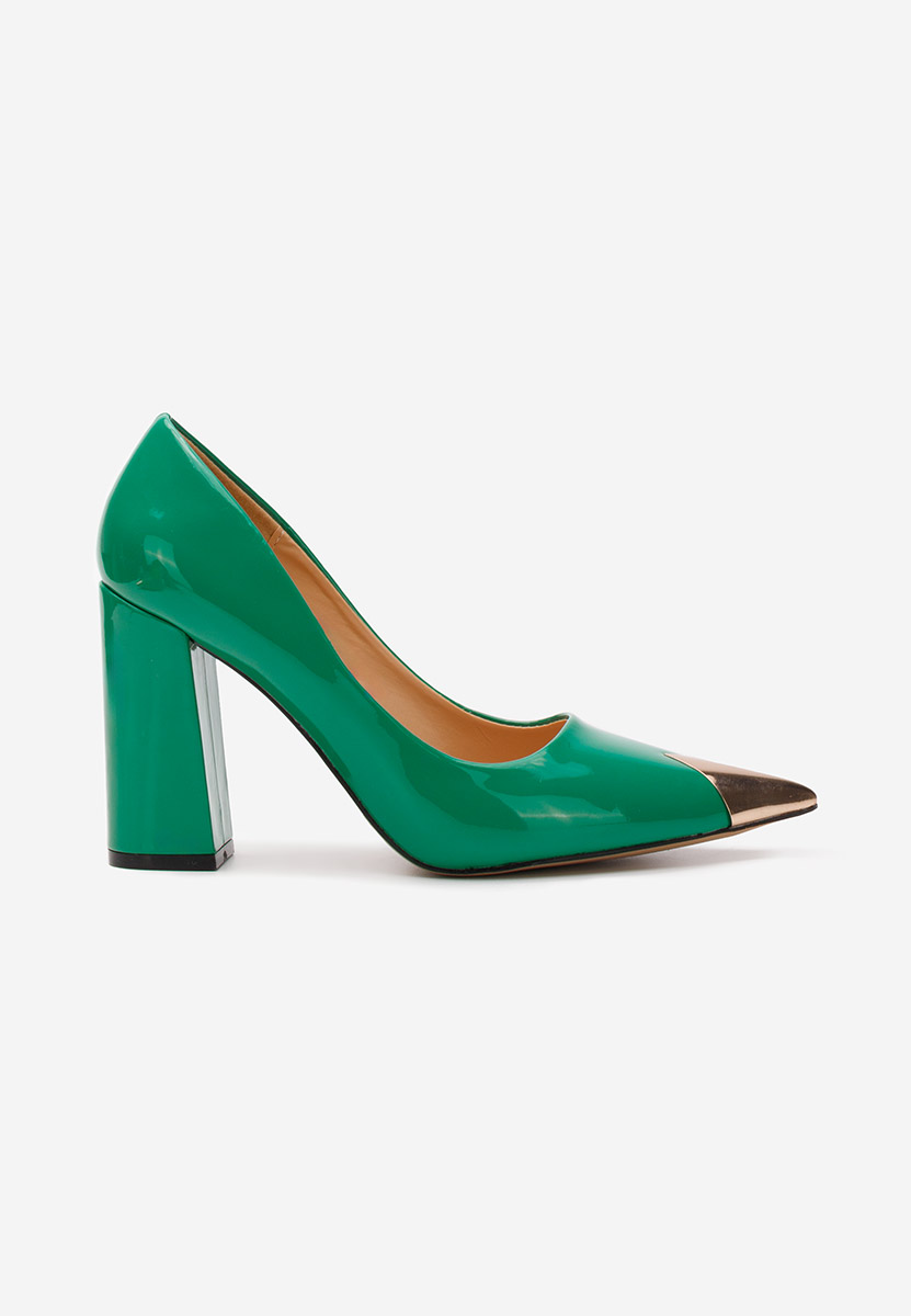Scarpe con tacco largo verdi Azul
