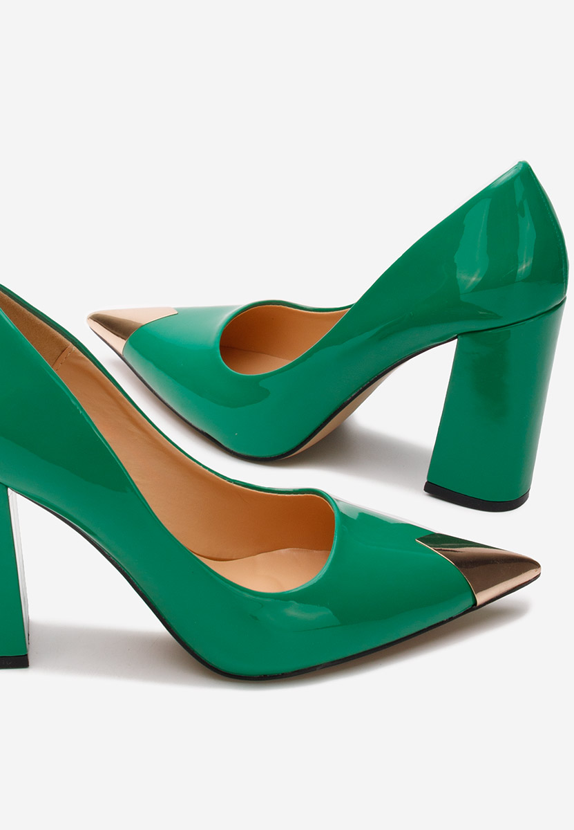 Scarpe con tacco largo verdi Azul
