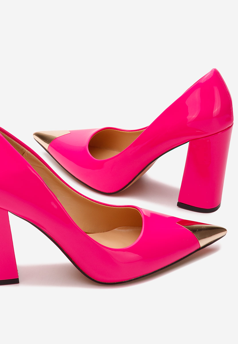 Scarpe con tacco largo Azul fucsia