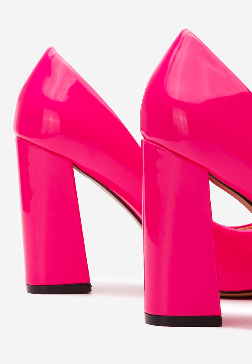 Scarpe con tacco largo Azul fucsia