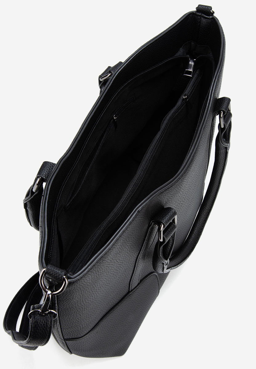 Borsa da ufficio Rosette nera