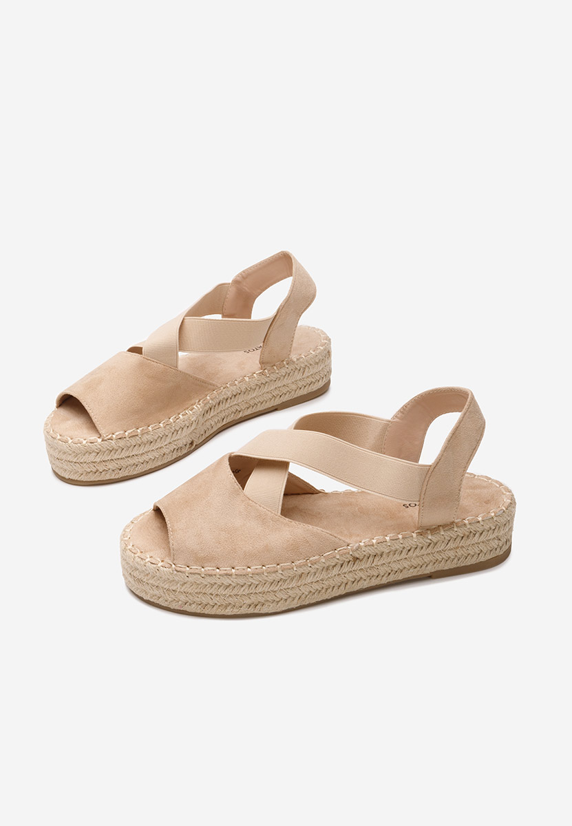 Espadrillas zeppa Nola beige