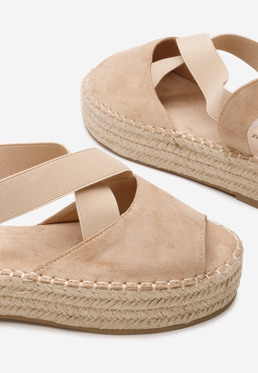 Espadrillas zeppa Nola beige