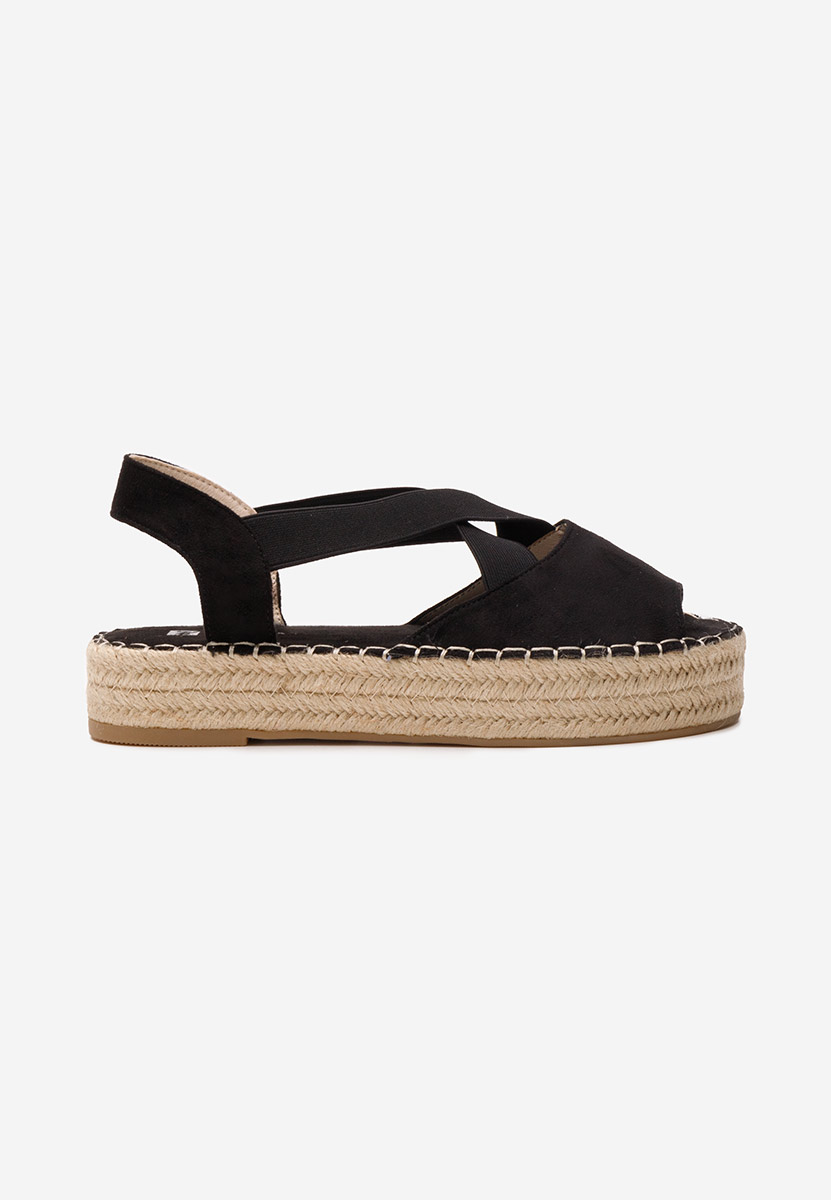 Espadrillas zeppa Nola nero