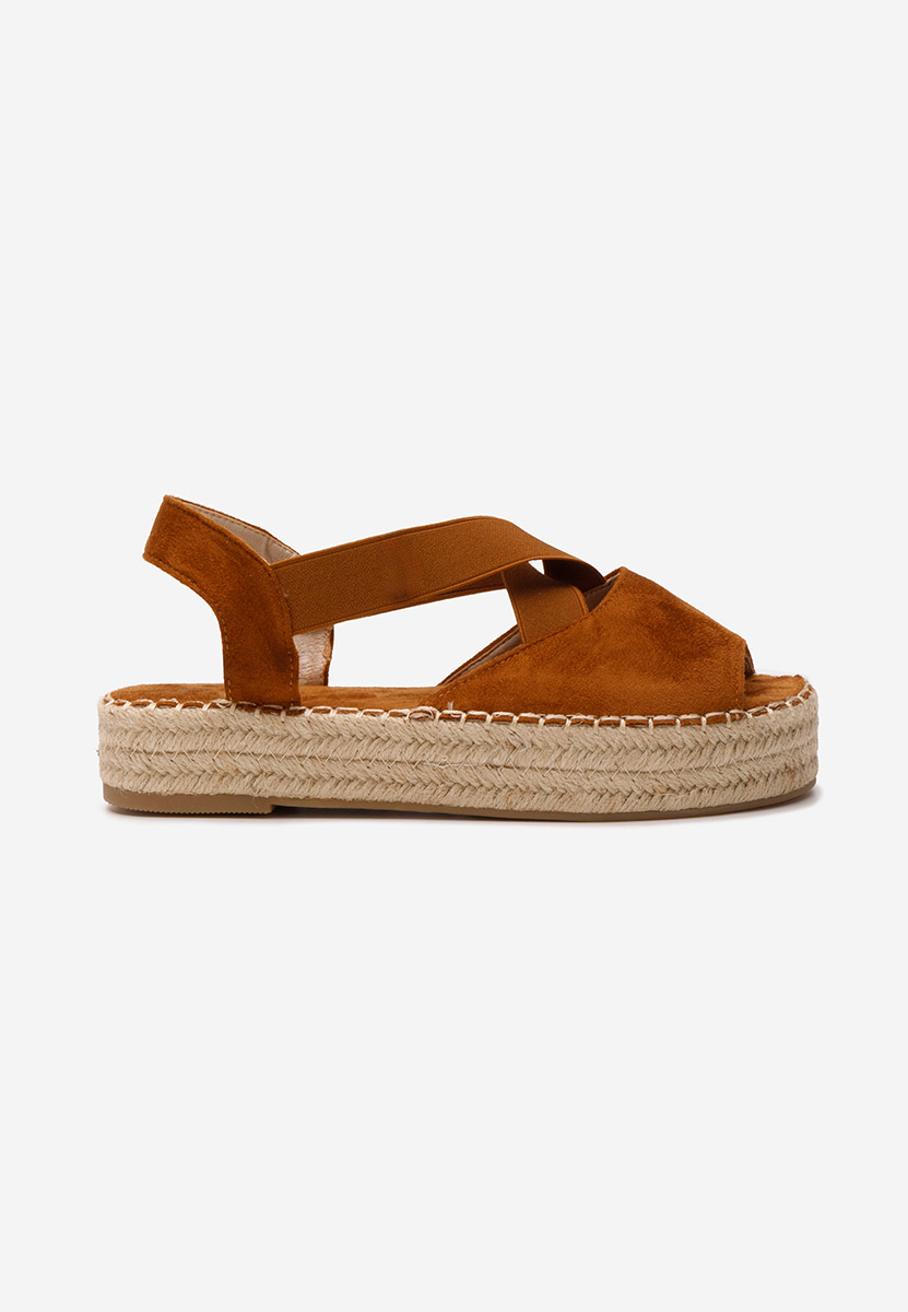 Espadrillas zeppa Nola marrone