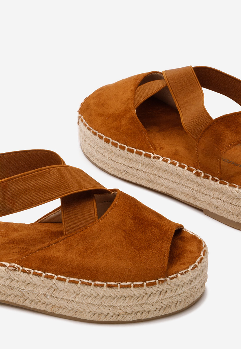 Espadrillas zeppa Nola marrone