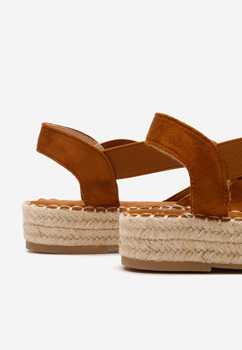 Espadrillas zeppa Nola marrone