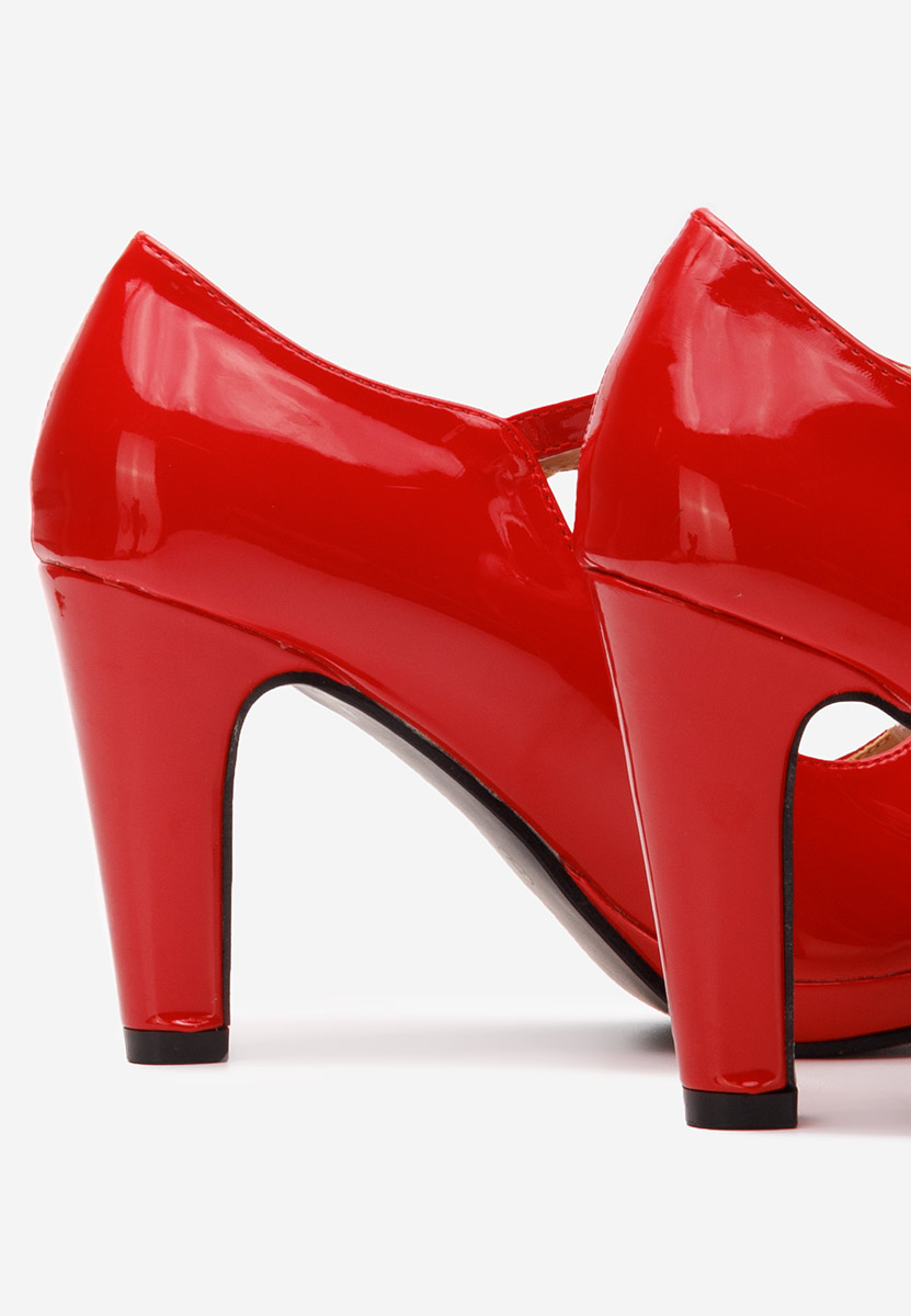 Décolleté Donatella rosso