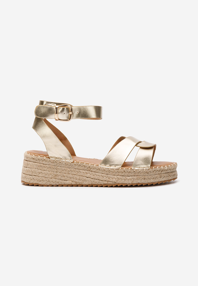 Espadrillas zeppa Avelena oro