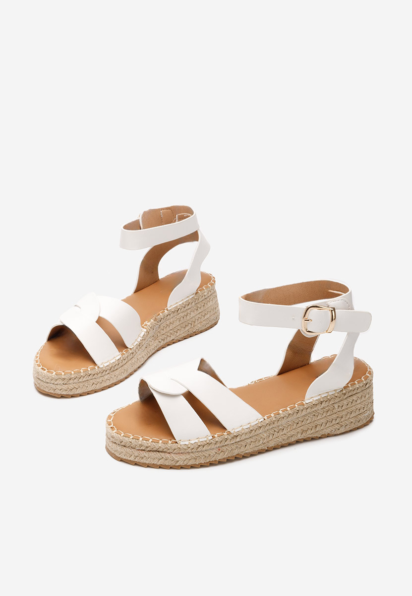 Sandali con zeppa Avelena bianchi