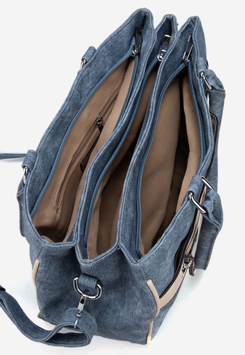 Borsa a mano Moriena V2 denim