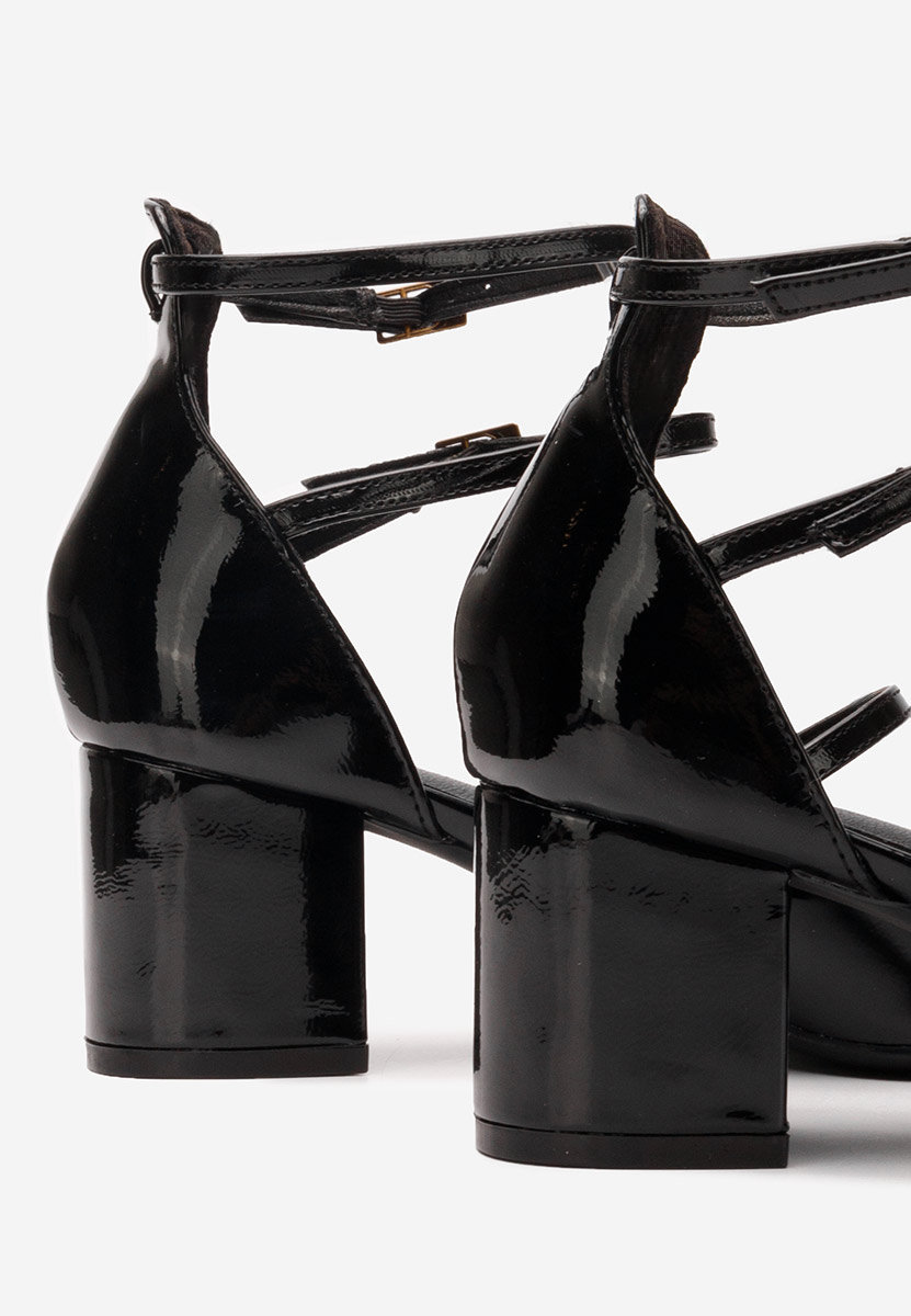 Décolleté tacco largo Demara V3 nero