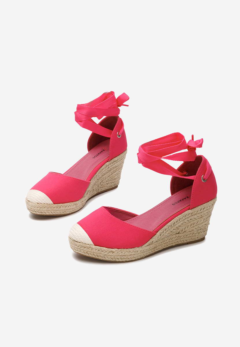 Sandali con zeppa Vilena fucsia