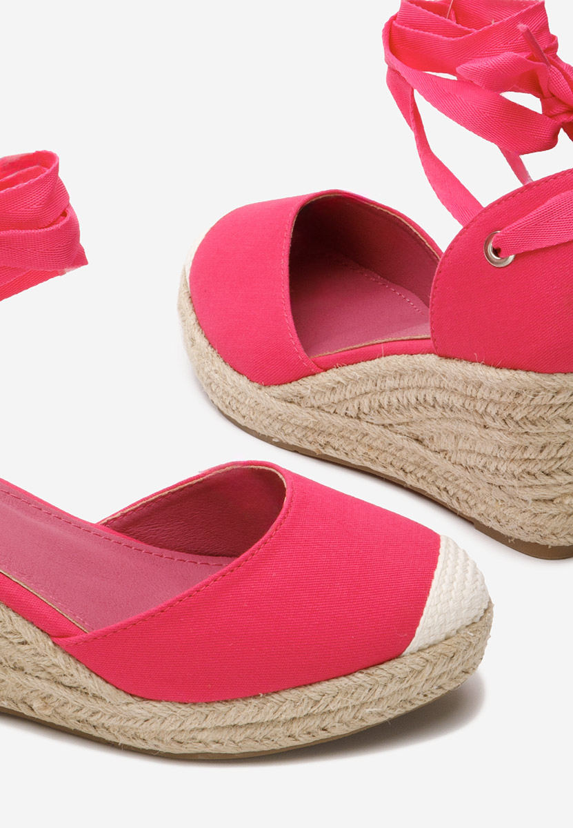 Sandali con zeppa Vilena fucsia