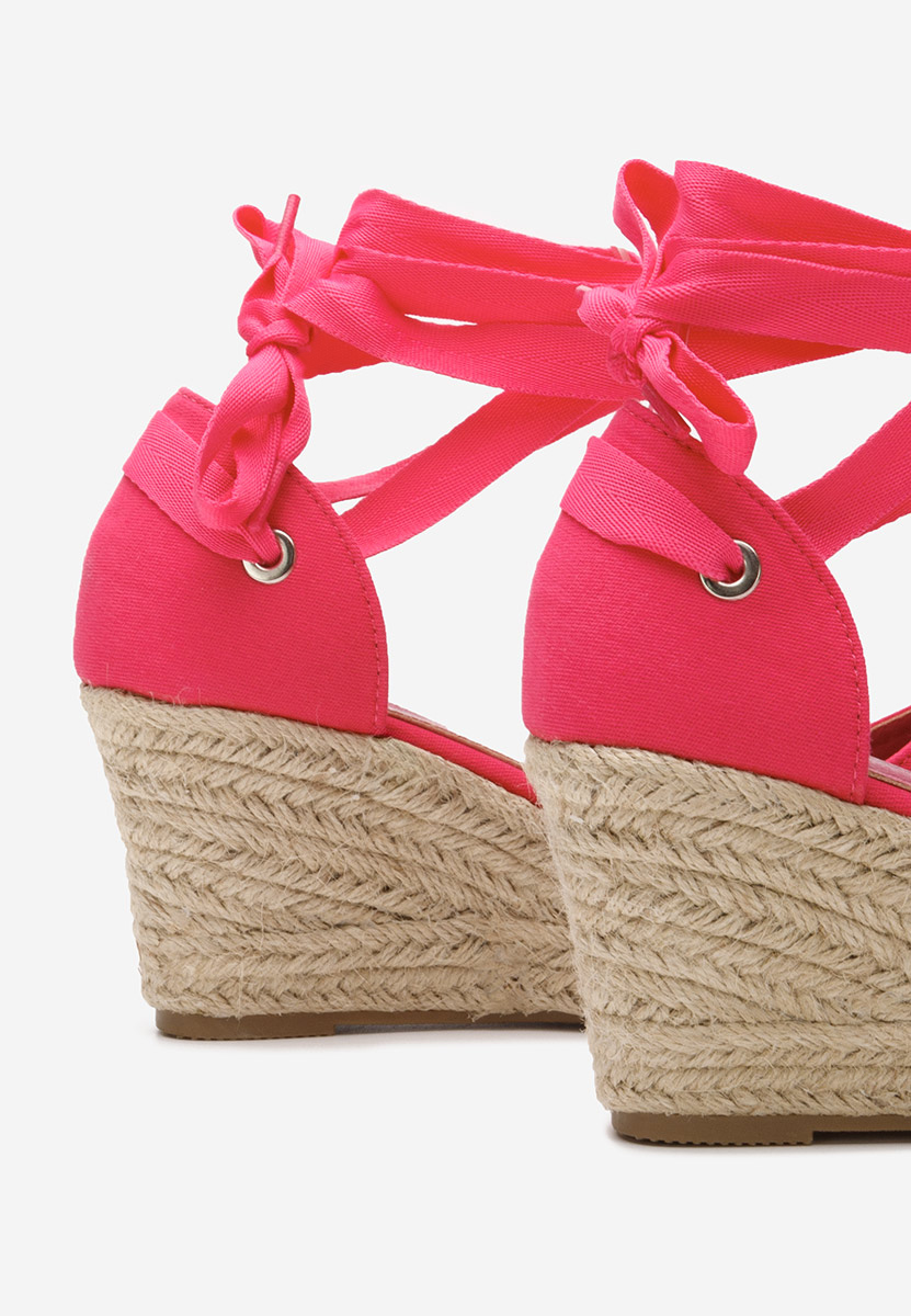 Sandali con zeppa Vilena fucsia