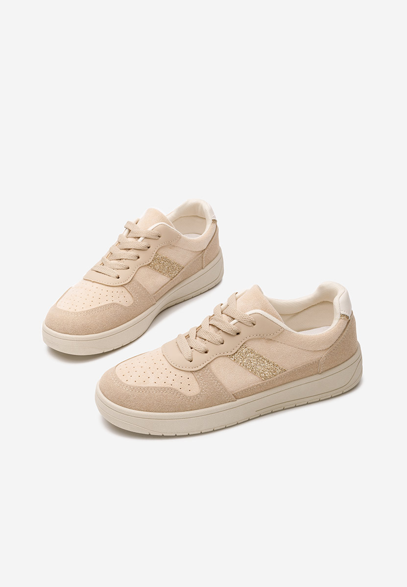 Sneakers donna Poka beige