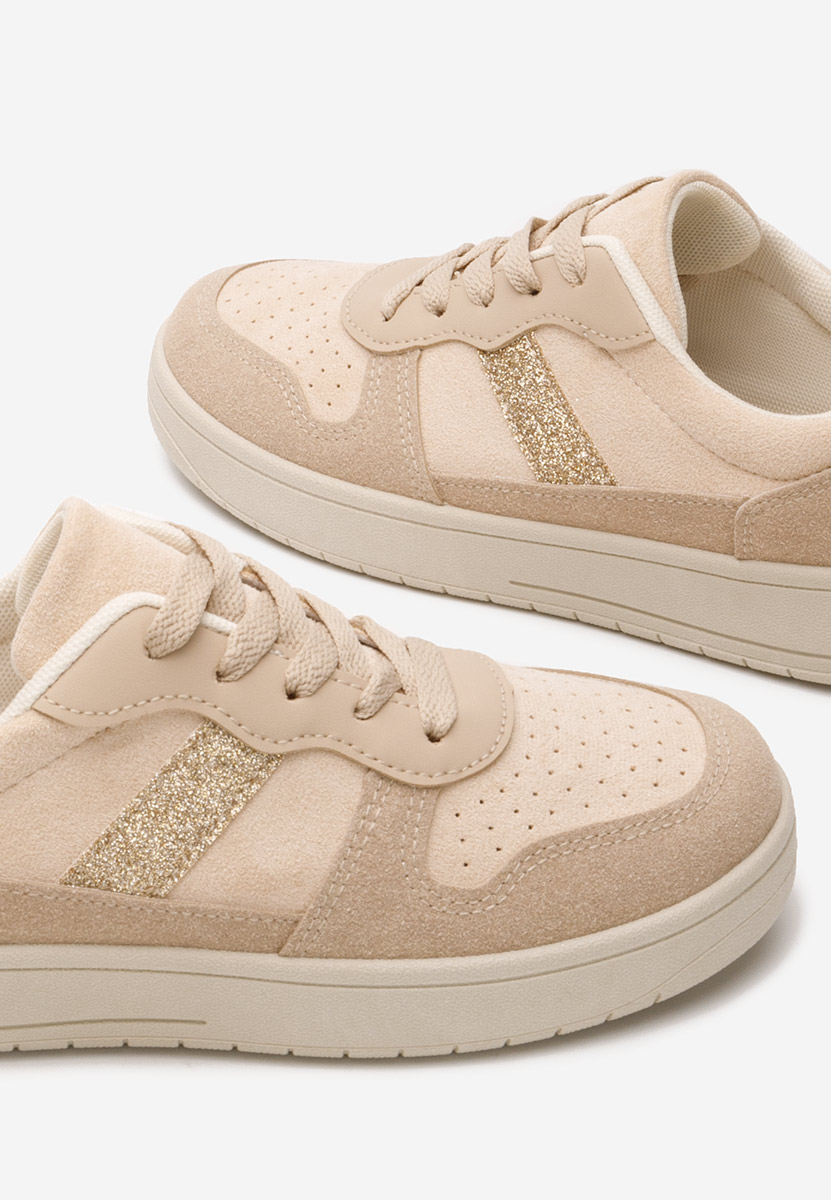 Sneakers donna Poka beige