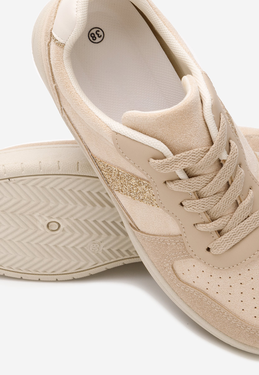 Sneakers donna Poka beige