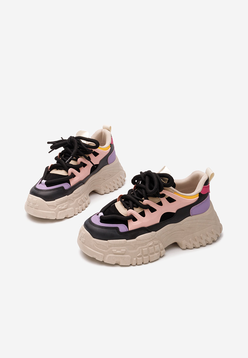 Sneakers con plateau Adane colorate