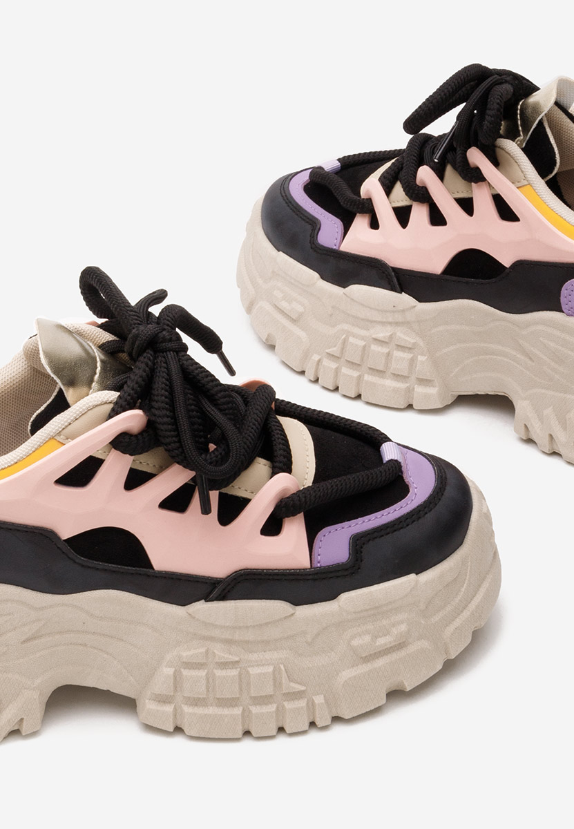Sneakers con plateau Adane colorate